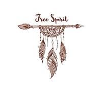 Autocollant mural capteur de rêves Free Spirit