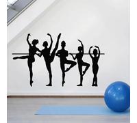 Autocollant mural de danseuse de ballet vinyle autocollant en vinyle autocollant mural de danseuse d’atelier danseur de théâtre autocollant décoration