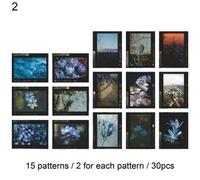 Autocollant Mural De Scrapbooking, Étiquette Auto-Adhésive, Imperméable, Style Vintage, Film Pet, Pour La Maison, 30 Feuilles