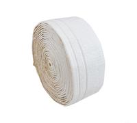 Autocollant mural décoratif en mousse de coton pour plinthes, plinthes, tour de taille, 10 m x 10 cm, auto-étanche pour bande de bord pour amélioration de la maison et protection murale (blanc)