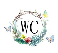 Autocollant mural décoratif pour WC imperméable et amovible pour un style facile