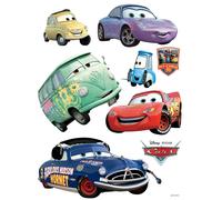 Autocollant mural Disney Cars rouge, bleu et vert - 600179 - 65 x 85 cm