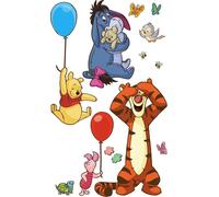 Autocollant mural Disney Pu l'Ours Orange, Bleu et Jaune - 612438 - 127 x 200 cm