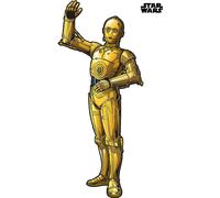 Autocollant mural Disney Star Wars C-3po jaune - 612420 - 127 x 200 cm