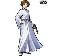 Autocollant mural Disney Star Wars Princesse Leia XXL gris - 612426 - 127 x 170 cm