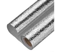 Autocollant mural en aluminium pour isolation thermique de cuisine - Convient pour la rénovation de maisons anciennes, les logements locatifs et la décoration de magasins, 30 cm x 300 cm (C)