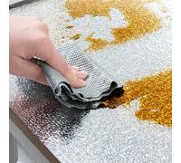 Autocollant mural en aluminium pour isolation thermique de cuisine - Convient pour la rénovation de vieilles maisons, les logements locatifs et la décoration de magasins, 30 cm x 300 cm (E)