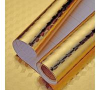 Autocollant mural en aluminium pour isolation thermique de cuisine - Convient pour la rénovation de vieilles maisons, les logements locatifs et la décoration de magasins, 30 cm x 300 cm (D)