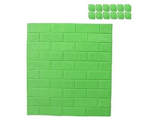 Autocollant mural en brique 3D, papier peint autocollant mural auto-adhésif tridimensionnel Anti-Collision (brique de pierre 9)