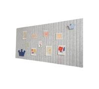 Autocollant mural en feutre, 3 pièces, tableaux d'affichage, tableau, décoration de salon et bureau, panneaux acoustiques, affichage d'œuvres d'art Pour Bureau(Silver gray,40x60cm)