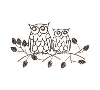 Autocollant mural en métal pour intérieur et extérieur, 21,1 x 34,3 cm, Iron Garden Dr, résistant aux intempéries et léger, installation facile, style maison et cour