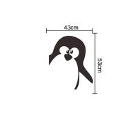 Autocollant Mural En Vinyle De Pingouin Mignon, Autocollant Mural Amovible, Décor De Chambre D'enfants, Salon Chambre À Coucher, Bricolage D'art Mural