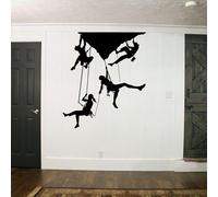 Autocollant mural en vinyle Motif grimpeur Sport extrême Rock Art Murals Home Décoration amovible Chambre garçon Stickers muraux Papier peint 42 x 48 cm