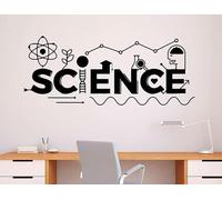Autocollant mural en vinyle pour école éducation maison bureau art design mural salle de classe décoration intérieure affiche DIY 103 x 42 cm