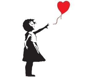 Autocollant mural en vinyle pour fille avec cœur 56 x 29 cm
