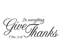 Autocollant mural inspirant de gratitude. - Autocollant mural en vinyle amovible - Pour salon, chambre à coucher, dortoir, décoration intérieure - Autocollant mural avec phrase - Noir 63.5*23.5CM