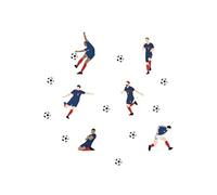 Generique Autocollant mural Joueurs de foot