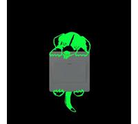 Autocollant mural lumineux, interrupteur lumineux animal/fée, Magic Wall Stickers, Light Switch Wall Art Mural Paste Room Decor