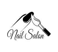 Autocollant mural manucure ongles nail art vernis pédicure salon de beauté stickers muraux décoration en verre décoration intérieure autocollants en vinyle imperméables Petit - 28x42cm