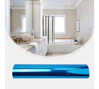Autocollant mural miroir auto-adhésif feuilles flexibles pour décoration d'intérieur (0,2 mm, 60 x 100 cm)