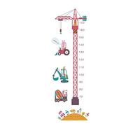 Autocollant Mural Photo De Croissance Animale Autocollant Mural En Pvc Pour Décoration De Jardin D'Enfants Stickers Muraux Papier Peint Vinyle Personnalité Murale Art Decal 50x150cm