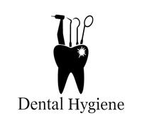 Autocollant mural pour hygiénistes dentaires Autocollants décoratifs pour fenêtres de clinique dentaire Autocollants muraux en vinyle amovibles et imperméables Extra Large - 70x74cm