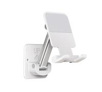 Autocollant mural pour tablette - Support extensible - Support mural réglable - Blanc