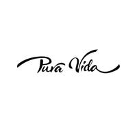 Autocollant mural Pura Vida Costa Rica célèbre dicton espagnol Amérique latine vinyle Art autocollant pour salon-S-30x121cm-Black