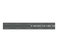 Autocollant mural rétro 10x300cm - Décoration murale pour réunions entre amis - Frise adhésive pour décorer votre intérieur.