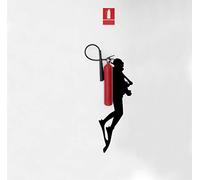 Autocollant Mural Scuba Diver - Extincteur d'incendie Deep Dive Silhouette Vinyl Gift Decal - Happy Diver Art Creative for Office Mural