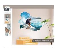 Autocollant Mural Surfer en Trompe l'œil G