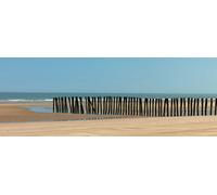 Autocollant mural Tête de lit Plage Littoral Nord, Photo Bord de Mer, 60 cm X 160 cm