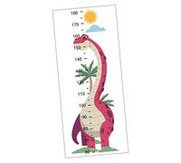 Autocollant Mural Toise Garçon et Filles 1 Feuille Pvc Motif Animaux | Mesure de Taille, Adhésif, pour Chambre D’garçon et Filles, Impression Nette, Décor Ludique