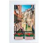 Autocollant mural Venise en trompe l'oeil MULTICOLORE G