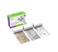 Autocollant MyFirst Insta Wi transparent, or, argent