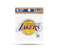 Autocollant NBA Los Angeles Lakers Primary Logo 4 x 4, couleur de l'équipe, la taille de l'autocollant peut varier
