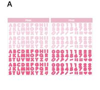 Autocollant Numérique Coréen Lettre Alphabet Planificateur, Étiquette Scrapboo Mignon, Papeterie Décorative Pour Journal Intime C5c9, 2 Pièces