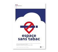 Autocollant Officiel Espace sans tabac - Étiquette à coller Format A4 - Interdiction de fumer actualisé conformémement à l'arrêté du 21 juillet 2025 - LEGIMEDIA ÉDITIONS