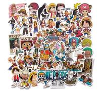 autocollant one piece 50pcs/lot stickers waterproof manga collection décoration téléphone ordinateur jouet pirate