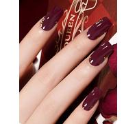Autocollant Ongles Gel Uv Rouge Orange Gel Nail Stickers Semi-Durci Stickers Ongle Gel Deco Ongle Nail Art Design Manucure