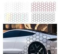 Autocollant ouvert en nid d'abeille pour BMW, Ford, Hyundai, voitures, camions, SUV avec forte adhérence (rouge)