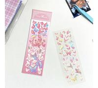 Autocollant Papillon Joyeux Planifiicateur De Noël, Étiquette Décorative Au Laser, Décor De Scrapbooking, Papeterie Kawaii