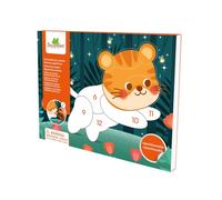 Autocollant par nume ro- animaux mysterieux