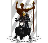 Autocollant patron des motards Saint Colomban - Equipe éditoriale St Jude - Saint-Jude Eds - broché - Document jeunesse