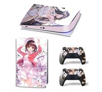 Autocollant Peau Décalcomanie Anime Console Pour PS5 Édition Numérique 2 Contrôleurs Housses Protection Vinyle, Résistantes Aux Rayures 36884 Revêtement