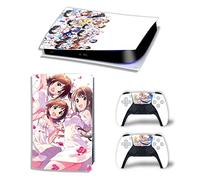 Autocollant Peau Décalcomanie Anime Console Pour PS5 Édition Numérique 2 Contrôleurs Housses Protection Vinyle, Résistantes Aux Rayures 04026 Revêtement