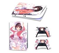 Autocollant Peau Décalcomanie Anime Console Pour PS5 Édition Numérique 2 Contrôleurs Housses Protection Vinyle, Résistantes Aux Rayures 63380 Revêtement