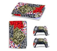 Autocollant Peau Décalcomanie Anime Console Pour PS5 Édition Numérique 2 Contrôleurs Housses Protection Vinyle, Résistantes Aux Rayures 85475 Revêtement