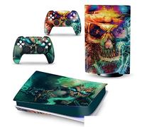 Autocollant Peau Décalcomanie Console Pour PS 5 Édition Disque 2 Contrôleurs Enveloppes Couverture Vinyle Version Pour PS5 03721 Revêtement