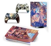 Autocollant Peau Décalcomanie Console Pour PS 5 Édition Disque 2 Contrôleurs Enveloppes Couverture Vinyle Version Disque Pour PS5 53937 Revêtement